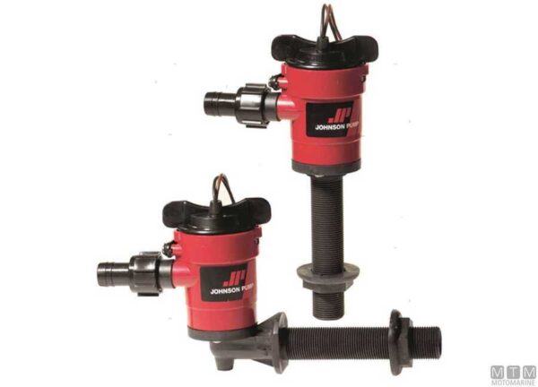Aerator pomp Johnson 500 GPH 12V recht