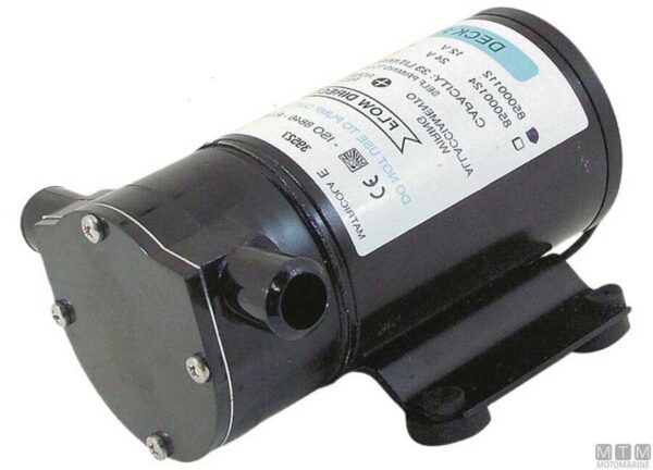 Zelfaanzuigende Pomp Ocean 12v 21mm slang