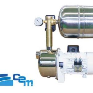 Zoetwaterdruk systeem CEM J-Inox 8X 24v 50lt/m