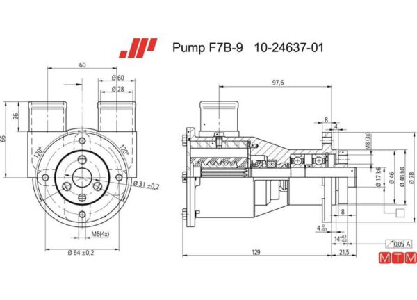 Waterpomp Johnson F7B-9 - Afbeelding 2