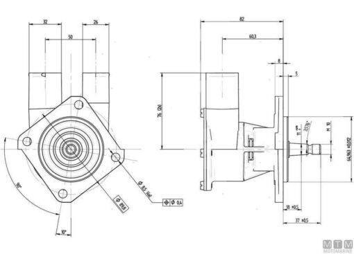 Waterpomp Johnson f5b-9 10-13283-01 - Afbeelding 2