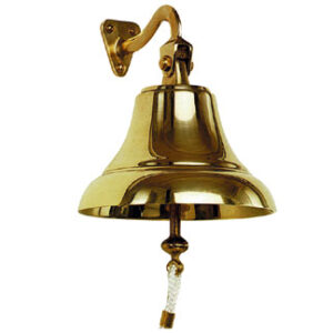 Gepolijste messing klassieke bellen 150 mm