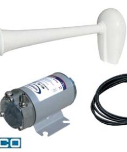 Goedkeurde hoorn Marco voor boten tot 20mt 460x200mm 12v