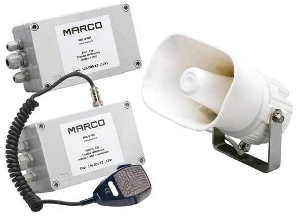 Elektrisch signaleringssysteem Marco EHM Zonder microfoon 12v