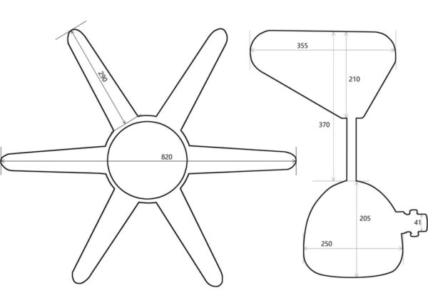 Solmax Wind Generator 90w 12v - Afbeelding 3