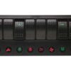 Elektrisch Paneel Startech met 8 Led schakelaars 235 x H100mm