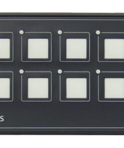 Digitaal paneel met 6 aanraakschakelaars 91 x H75mm