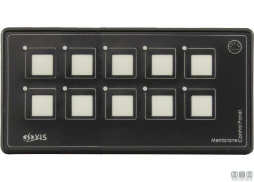Digitaal paneel met 10 aanraakschakelaars 130 x H75mm - Afbeelding 2
