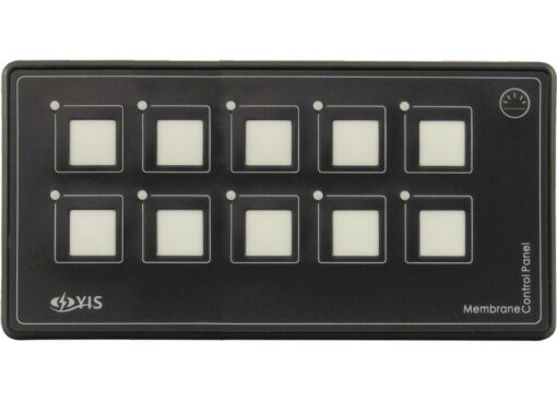 Digitaal paneel met 6 aanraakschakelaars 91 x H75mm - Afbeelding 2