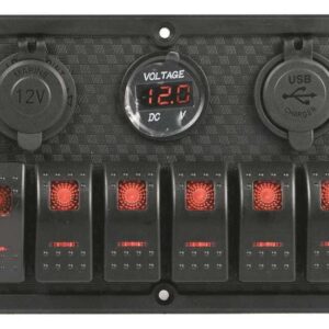 Paneel REDTECH met batterij-indicator 183 x 120mm