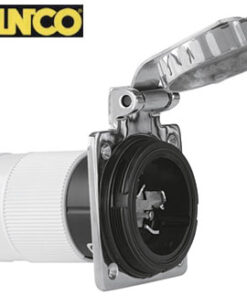 Roestvrijstalen elektrische socket Marinco Quadra 32amp