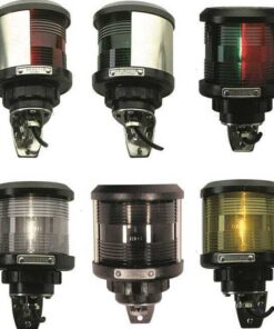 DHR navigatieverlichting zwart-geel 135º H154mm
