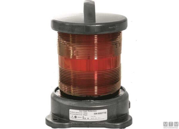 DHR 360º Navigatieverlichting Zwart-Rood 360º