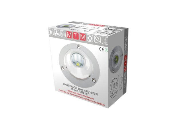 Onderwater Lamp MTM LED 10w 80mm Blauw - Afbeelding 2
