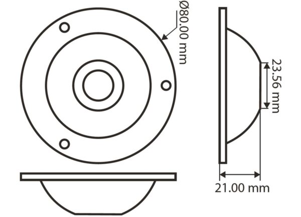 Onderwater Lamp MTM LED 10w 80mm Blauw - Afbeelding 3