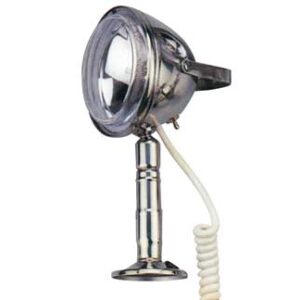 Klassiek roestvrijstalen zaklamp 12v 350mt