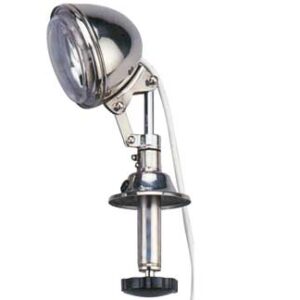 Roestvrijstalen zaklamp 120mm, 12v x 55w