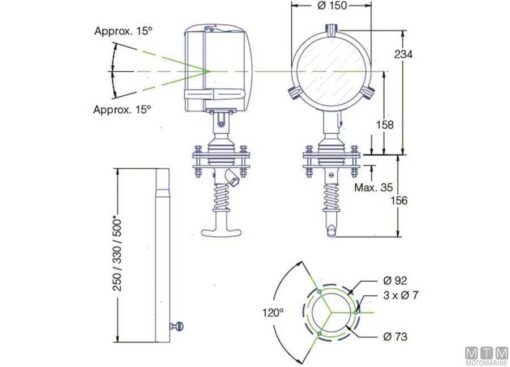 zaklamp Dhr 150 led - Afbeelding 3