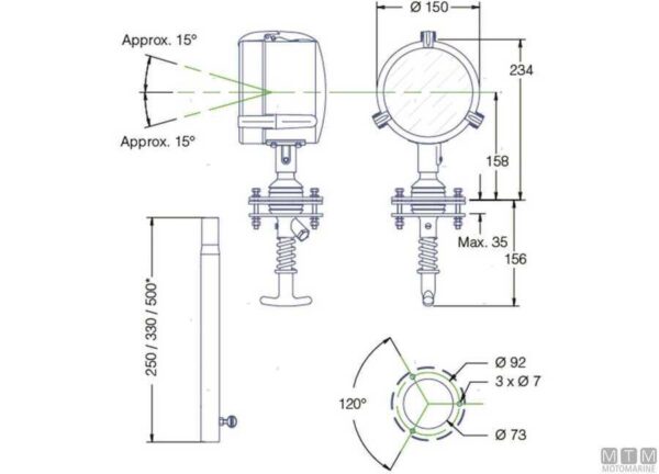 zaklamp Dhr 150 led - Afbeelding 3