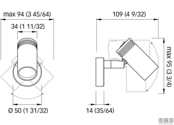 LED Licht Jacob warm 3000 k° - Afbeelding 3