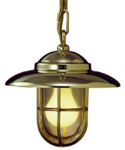 Gepolijste messing decoratieve plafondlamp 210 x H210mm