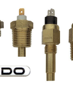 Temperatuursensor 40-120 graden 1/2" x 14 NPTF 1 polig+alarm (VDO 323-803-001-019D)