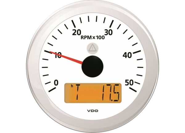 Ampermeter Vdo Wit -60+60A 52mm - Afbeelding 6