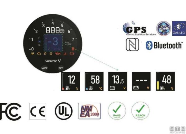 Digitale meter VDO Veratron VMH35 - Afbeelding 4