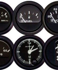Ampèremeter met Shunt Uflex Ultra Zwart 60-0-60 52mm