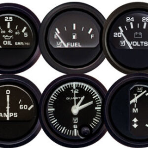 Ampèremeter met Shunt Uflex Ultra Zwart 60-0-60 52mm