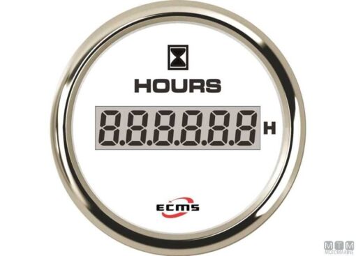 Analoge Ampèremeter met Shunt ECMS Wit en Chroom -80+80a 52 mm - Afbeelding 10