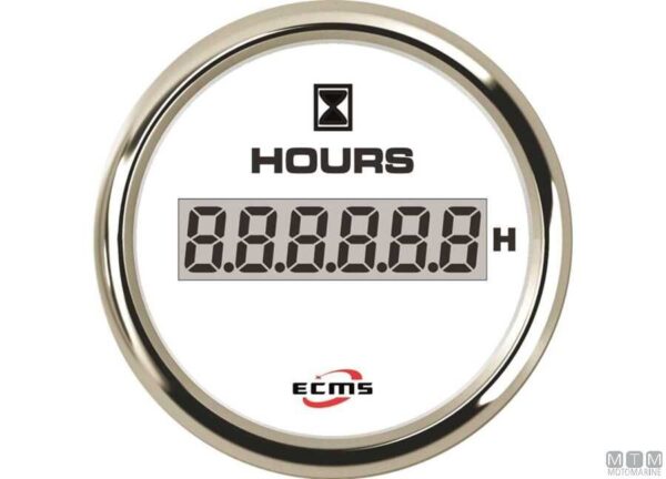 Analoge Ampèremeter met Shunt ECMS Wit en Chroom -80+80a 52 mm - Afbeelding 10