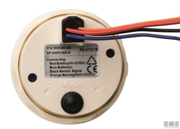 Analoge Ampèremeter met Shunt ECMS Zwart en Chroom -80+80a 52 mm - Afbeelding 12