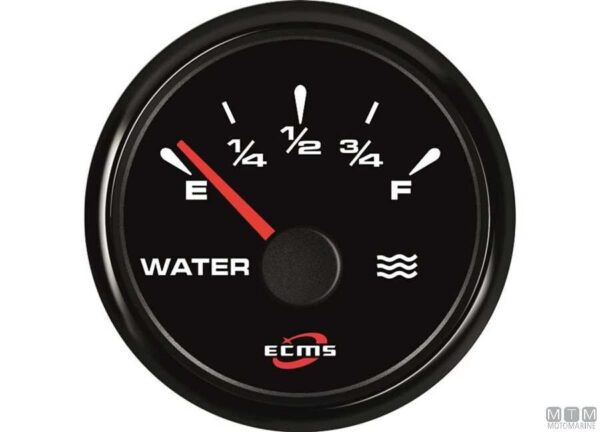 Analoge Ampèremeter met Shunt ECMS Zwart -80+80a 52 mm - Afbeelding 2