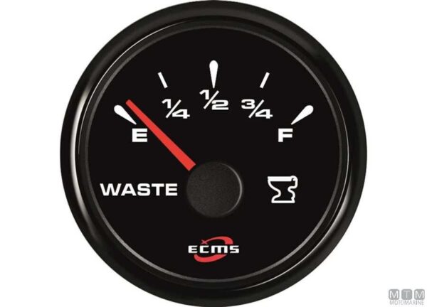 Analoge Ampèremeter met Shunt ECMS Zwart -80+80a 52 mm - Afbeelding 3