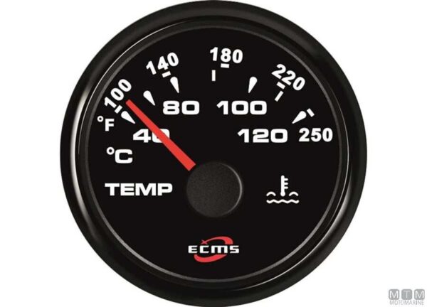 Analoge Ampèremeter met Shunt ECMS Zwart -80+80a 52 mm - Afbeelding 6