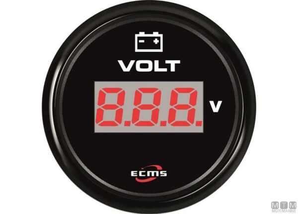 Analoge Ampèremeter met Shunt ECMS Zwart -80+80a 52 mm - Afbeelding 8