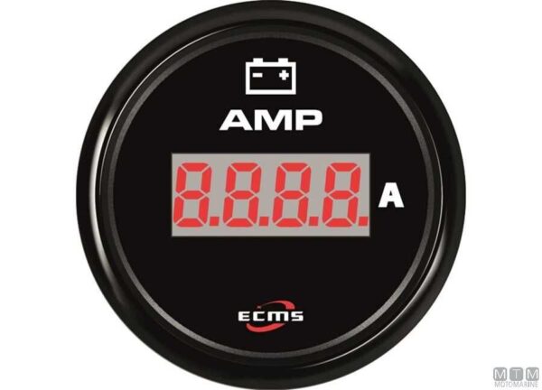 Analoge Ampèremeter met Shunt ECMS Zwart -80+80a 52 mm - Afbeelding 9