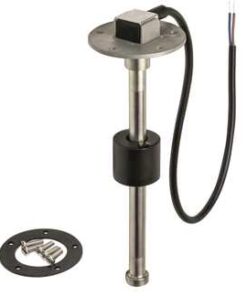 ECMS Roestvrijstalen water- en brandstofniveau zenders 12-24v / 0-190ohm - 1000mm