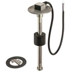 ECMS Roestvrijstalen water- en brandstofniveau zenders 12-24v / 0-190ohm - 1000mm