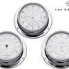 Barometer Verchroomd Messing 88mm Kap Horizon (door Barigo)