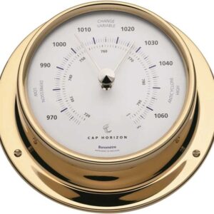 Gepolijst Messing Marine Klok Cap Horizon Barigo 120mm