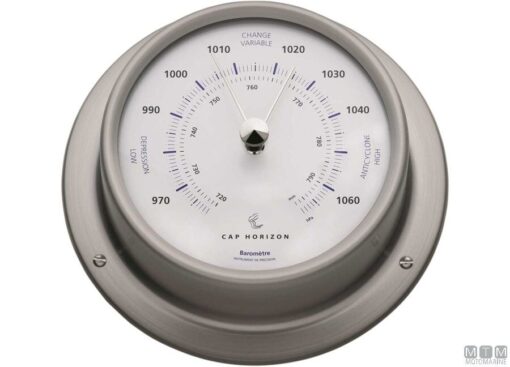 Maritieme Barometer RVS Satin 110mm Cap Horizon (door Barigo)