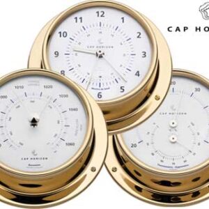 Barometer Gepolijst Messing 120mm Cap Horizon (door barigo)