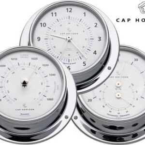 Barometer Verchroomd Messing 120mm Cap Horizon (door barigo)