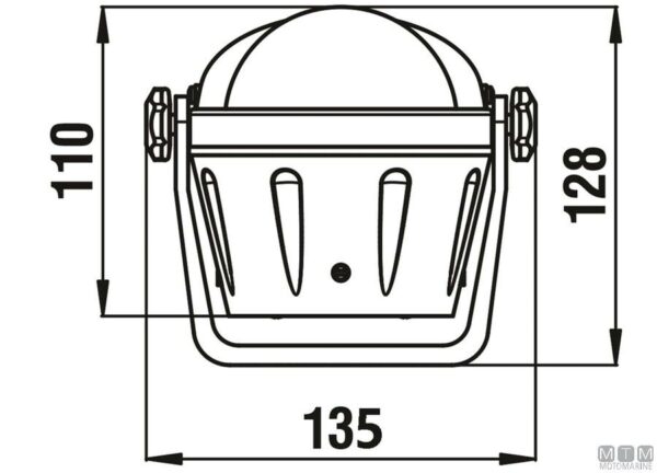 Navigatiekompas Riviera Artica BA2 Standaard - Wit - Afbeelding 3
