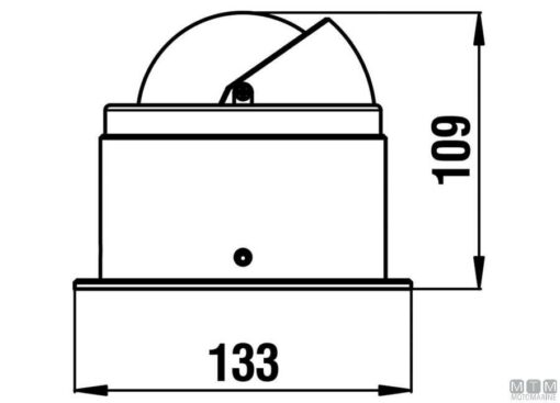 Navigatiekompas Riviera Artica BA3 Standaard - Wit - Afbeelding 3