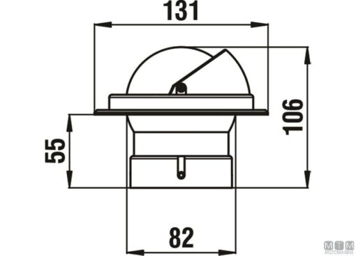 Navigatiekompas Riviera Artica BA1 Standaard - Wit - Afbeelding 3