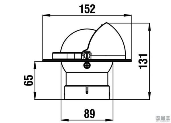 Navigatiekompas Riviera Zenith BZ1C Hoge Snelheid - Zwart - Afbeelding 4