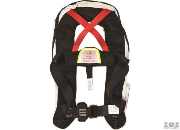 Opblaasbaar Redingsvest Helly Hansen Inshore 150N Rood - Afbeelding 2